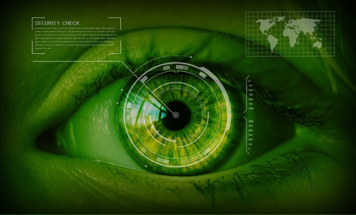 Iris Scan Safety Concept Security Eyes